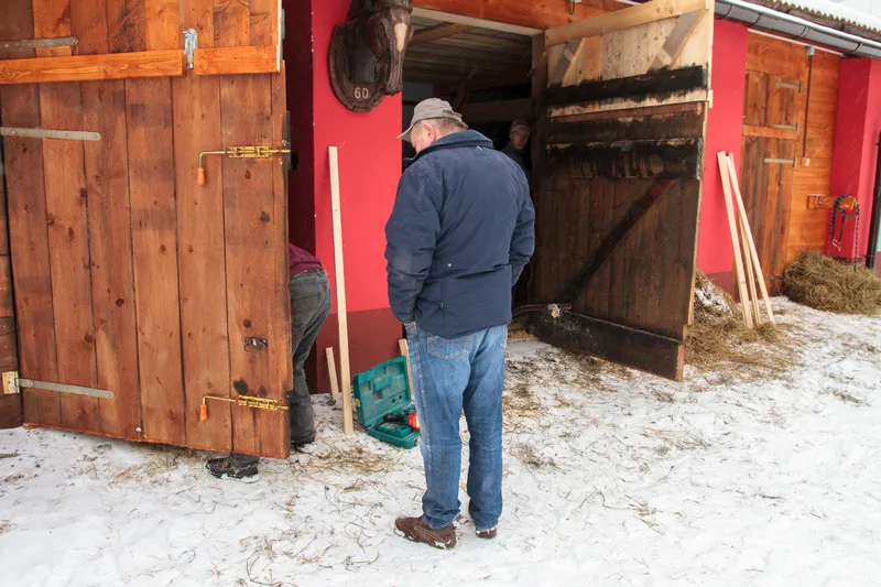 Zima v Karlovicích - únor 2015